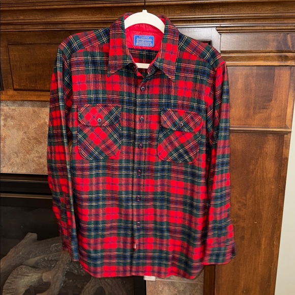 Pendleton Other - Vintage Pendleton Country Traditionals Maclean Tartan virgin wool button down M